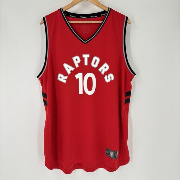 NBA Toronto Raptors DeMar DeRozan Size Xl NBA Fanatics Red Fast Break Jersey #10 - Picture 1 of 8